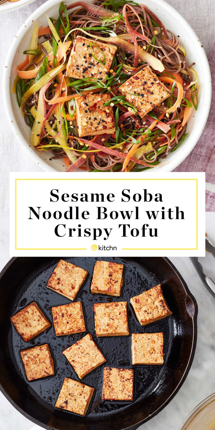 Sesame Soba Noodle Bowl With Crispy Tofu Kitchn