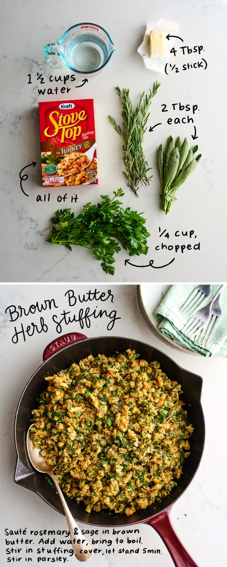 5 Easy Ways To Upgrade Boxed Stuffing The Kitchn