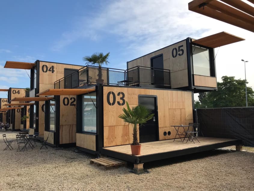 Sustainable Hotel Room Shipping Container Apartment Therapy