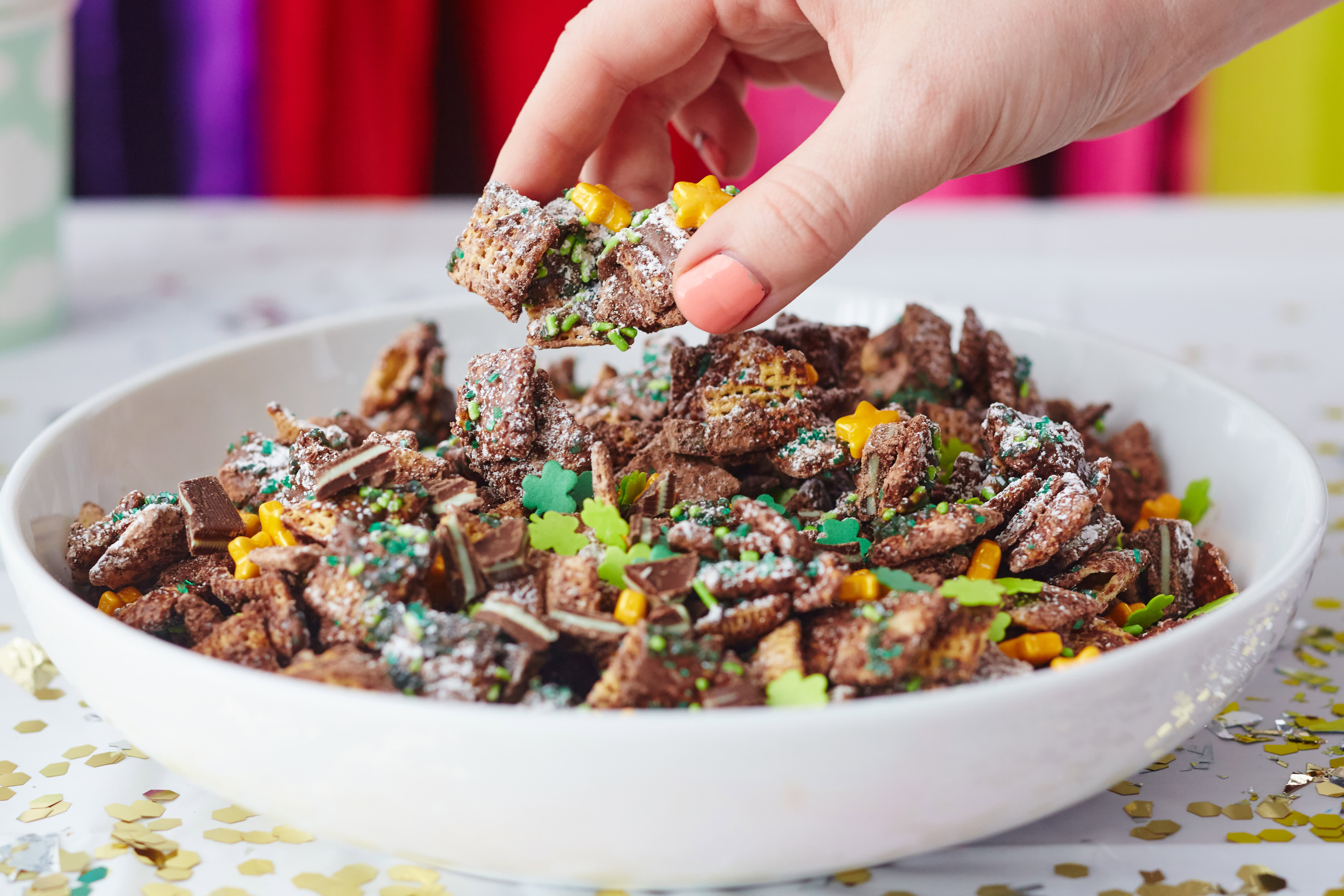 Recipe: Mint Chocolate Puppy Chow | The Kitchn