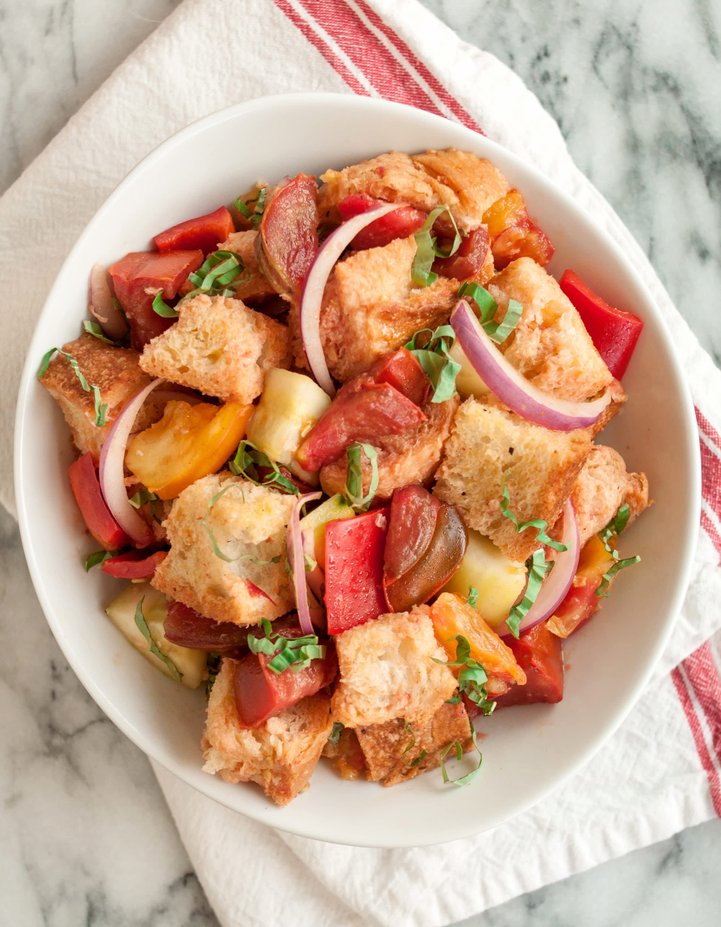 Italian Bread Salad Recipe Simple and Refreshing The Kitchn