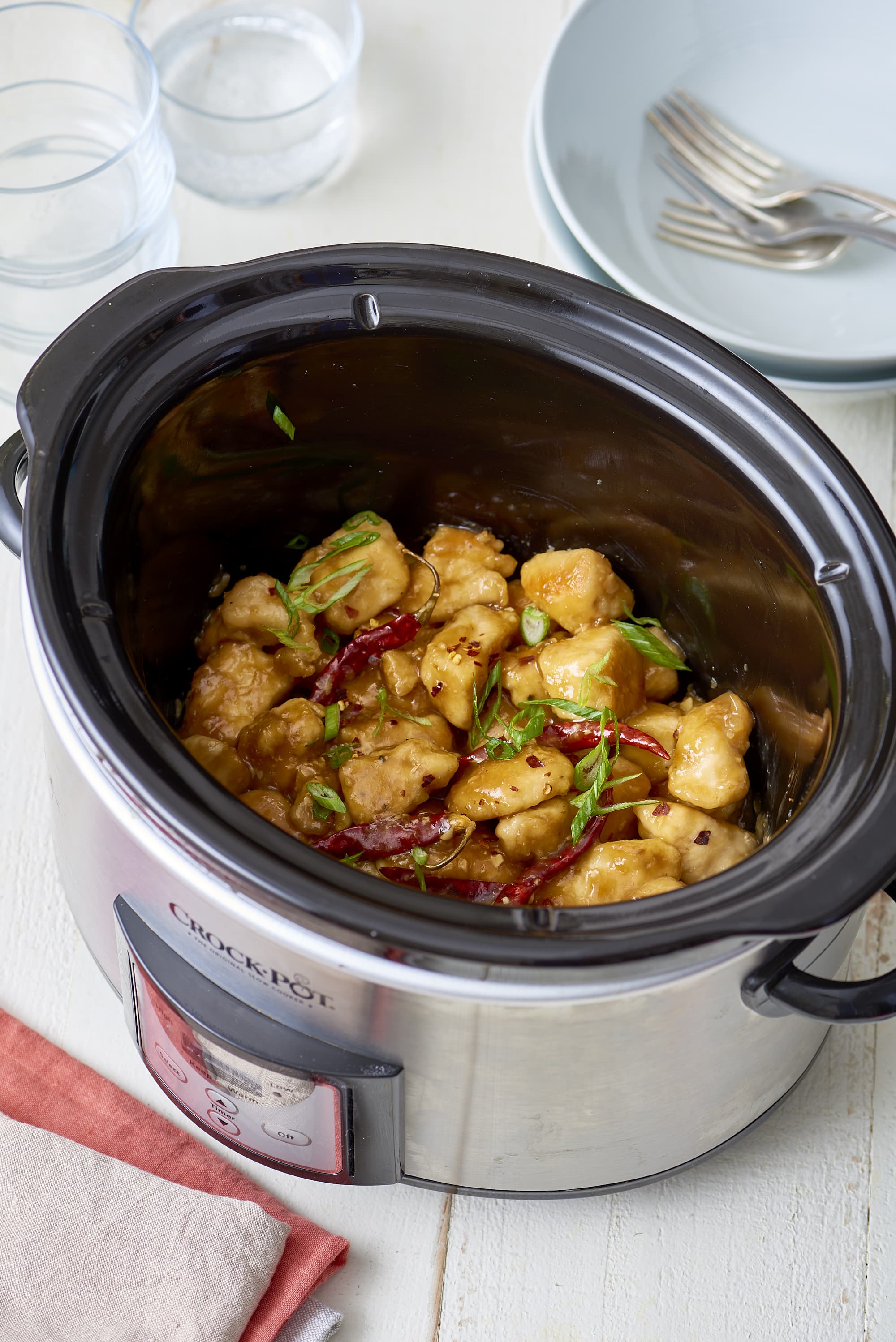 Slow Cooker Roaster Chicken - Easy Dinner- Jersey Girl Cooks