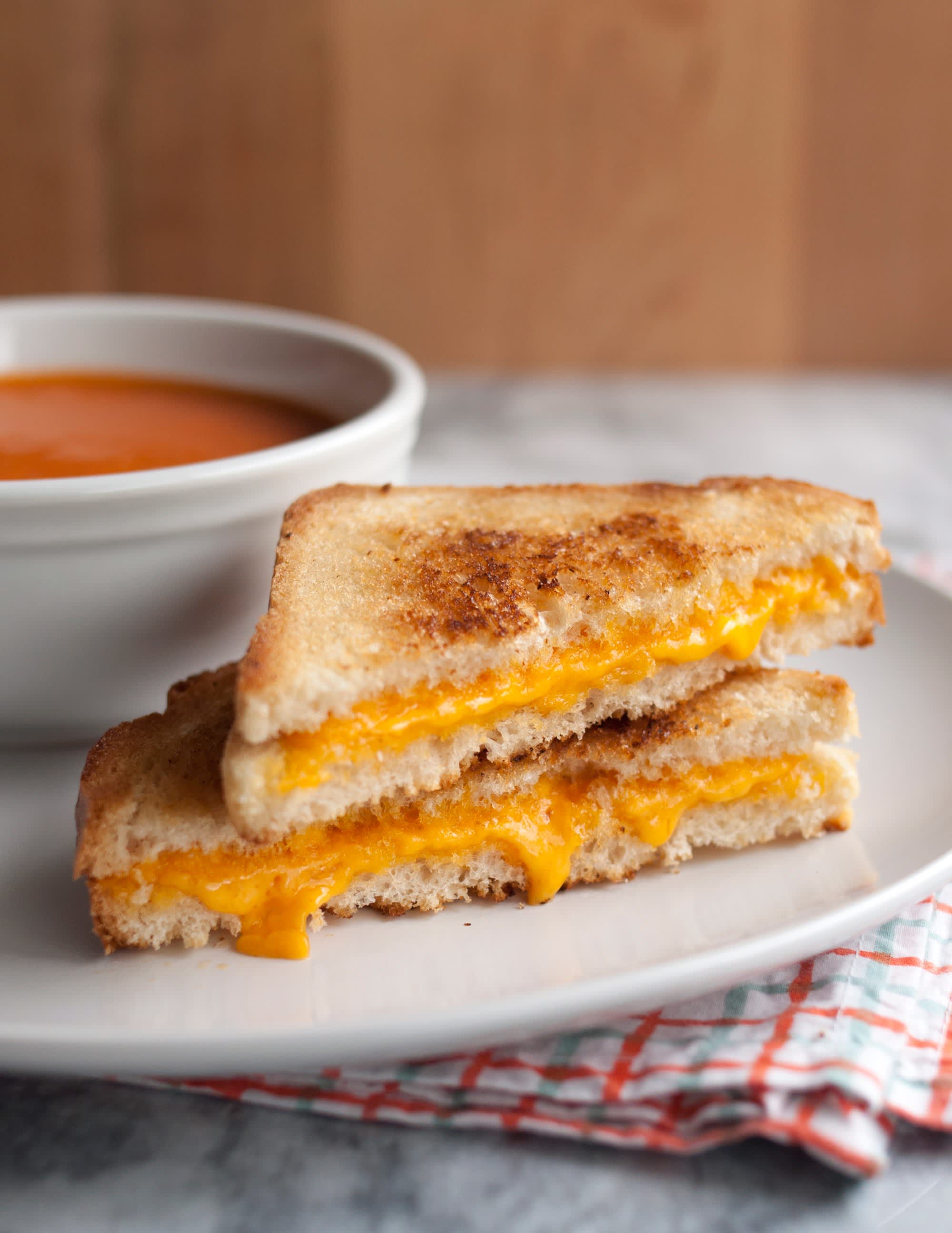 Toaster Oven Grilled Cheese Sandwich - The Short Order Cook