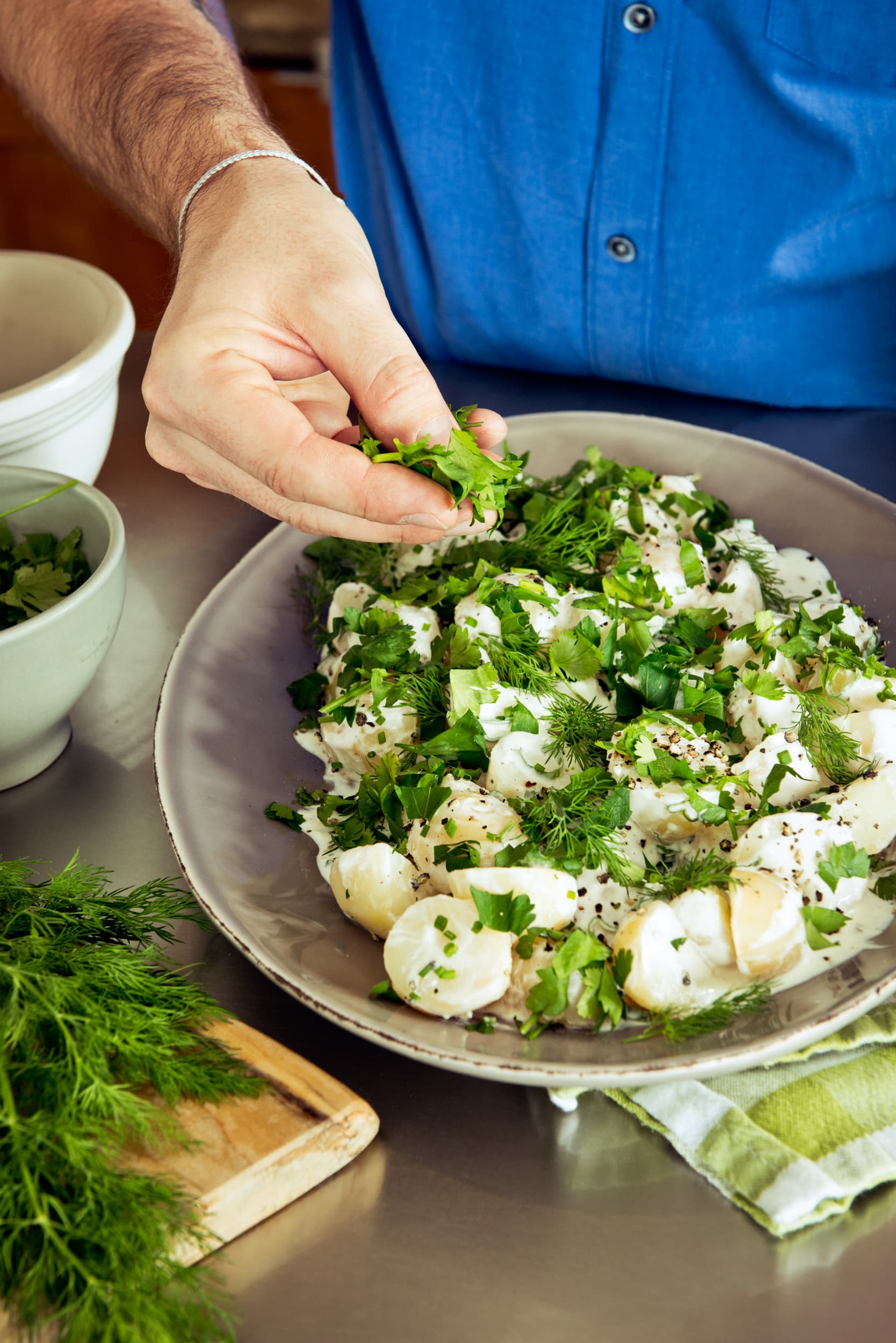 Recipe: Buttermilk Ranch Potato Salad | The Kitchn Recipe: Buttermilk Ranch Potato Salad | The Kitchn