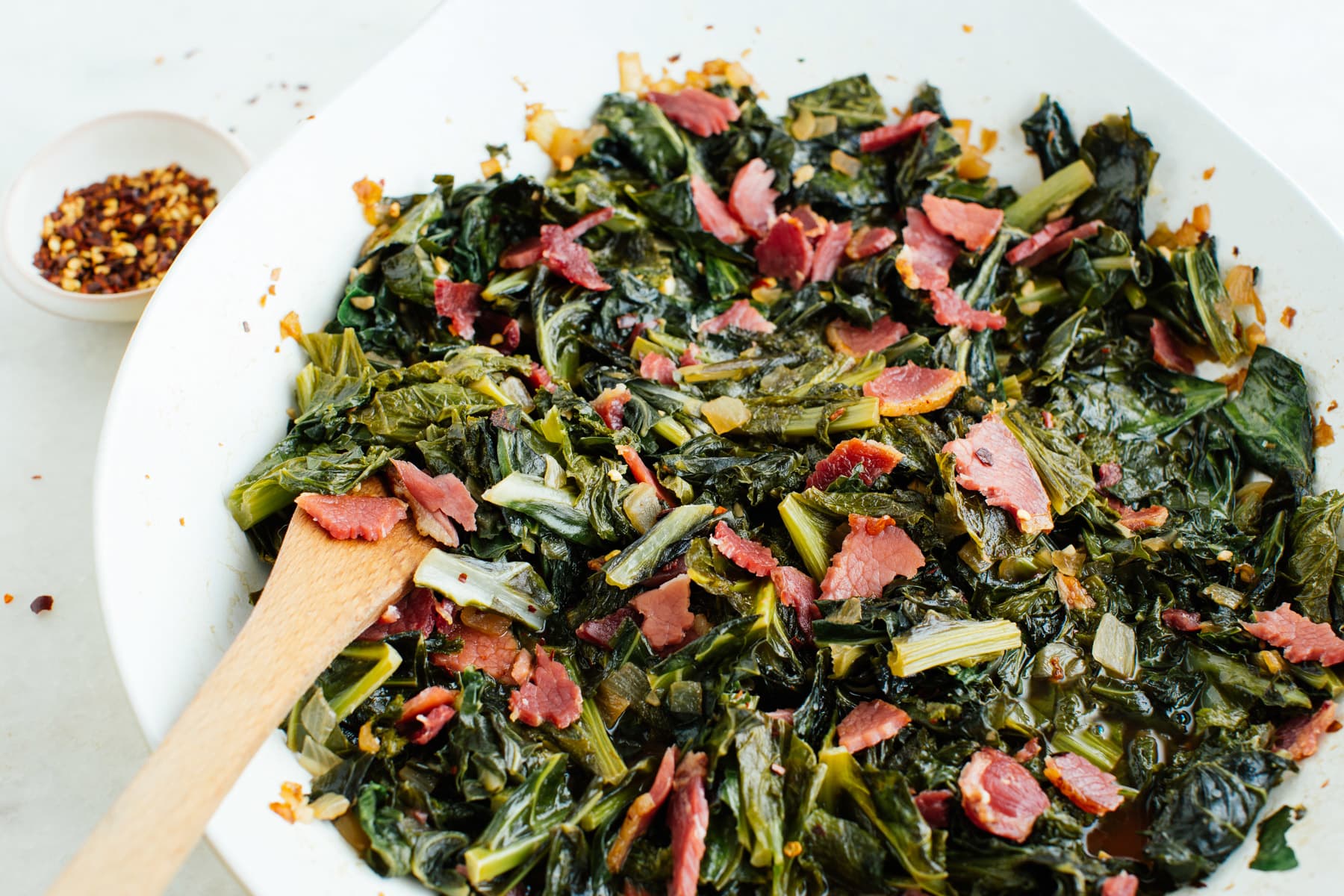 Easy Southern Mixed Greens Recipe (Collard,Turnips)