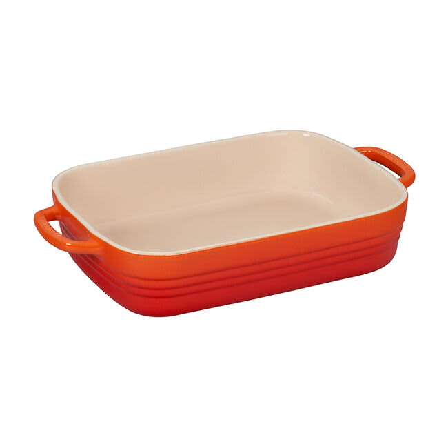 le creuset lasagna pan with lid