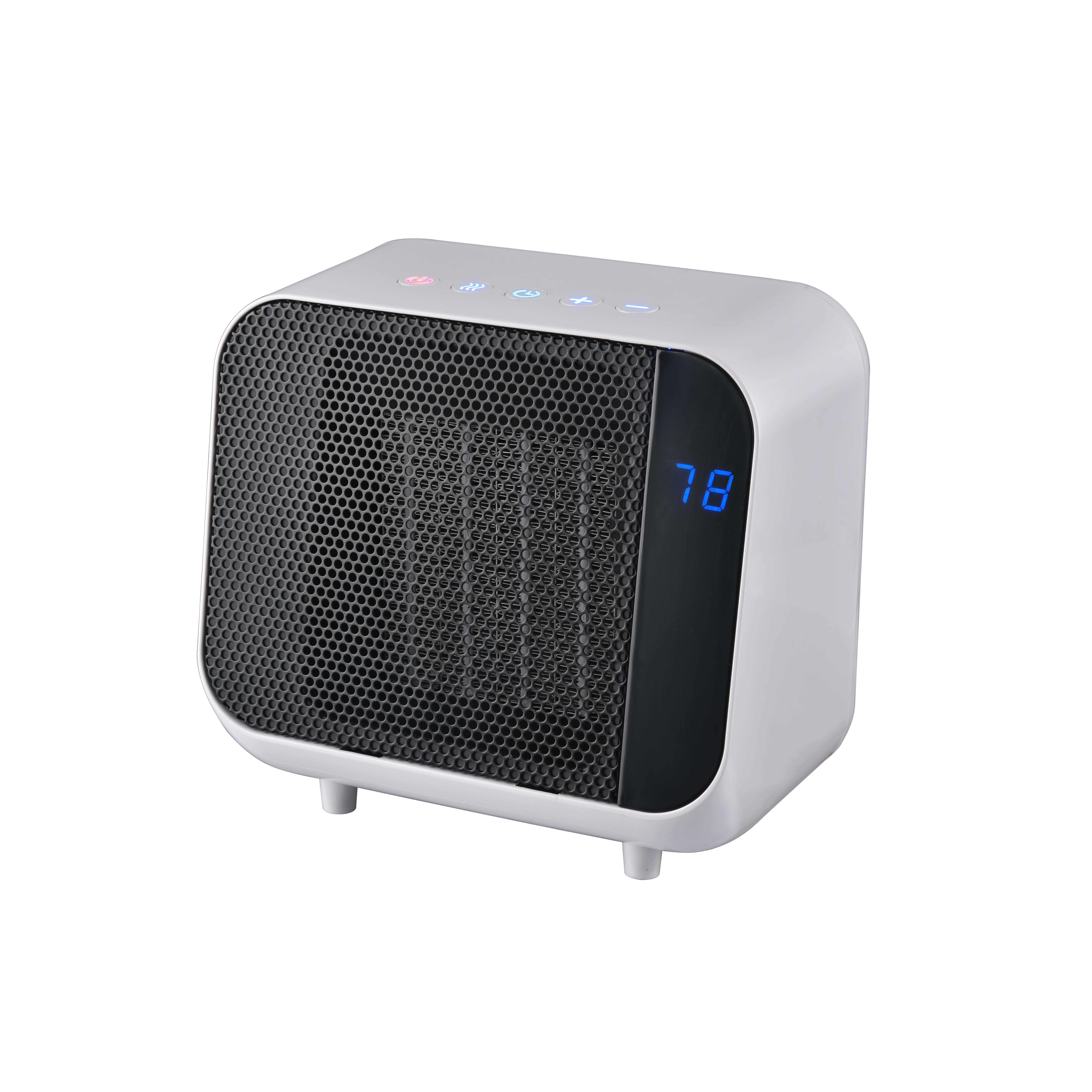 WHITE NEW Ceramic Heater Personal Portable Soleil Electric Space Heater Small