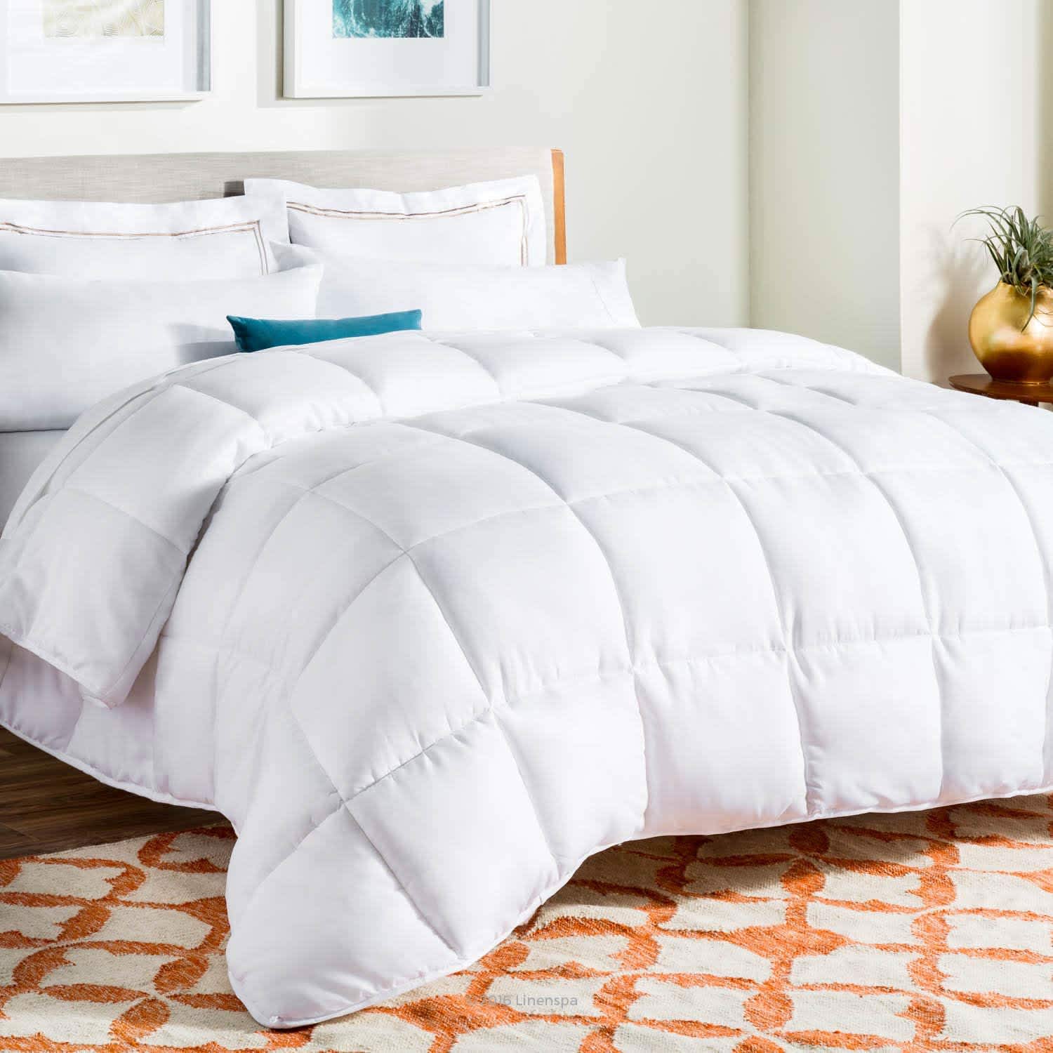 Details about   COHOME Queen 2100 Series Soft Comforter Down Alternative Quilted Duvet Insert wi