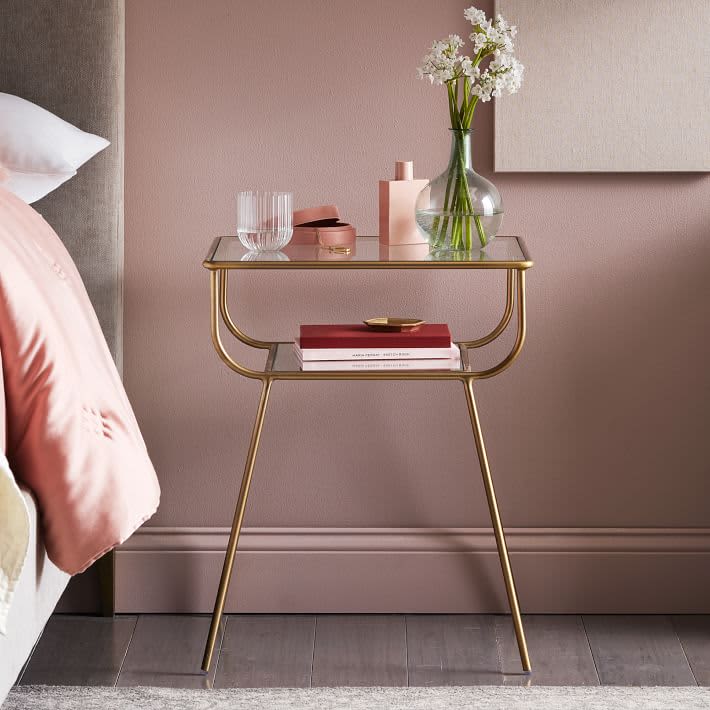 west elm brass nightstand