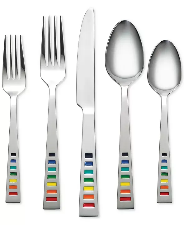 Fiesta Cutlery, 11 Piece Set with Wood Block - Macy's