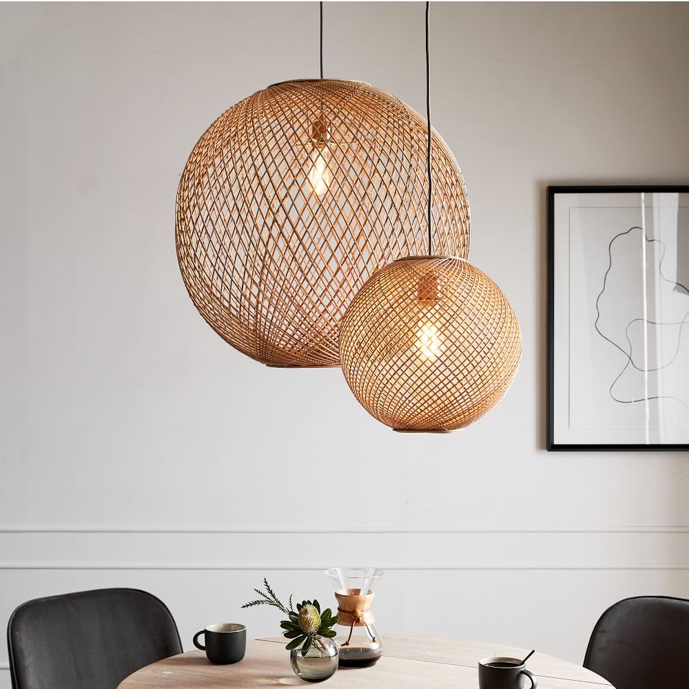 11 Best Rattan & Wicker Pendant Lights 2022 | Apartment Therapy
