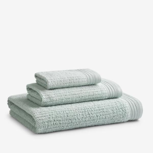 Fast-drying Ultralight Hand Towels in Grey by Brooklinen - Holiday Gift Ideas