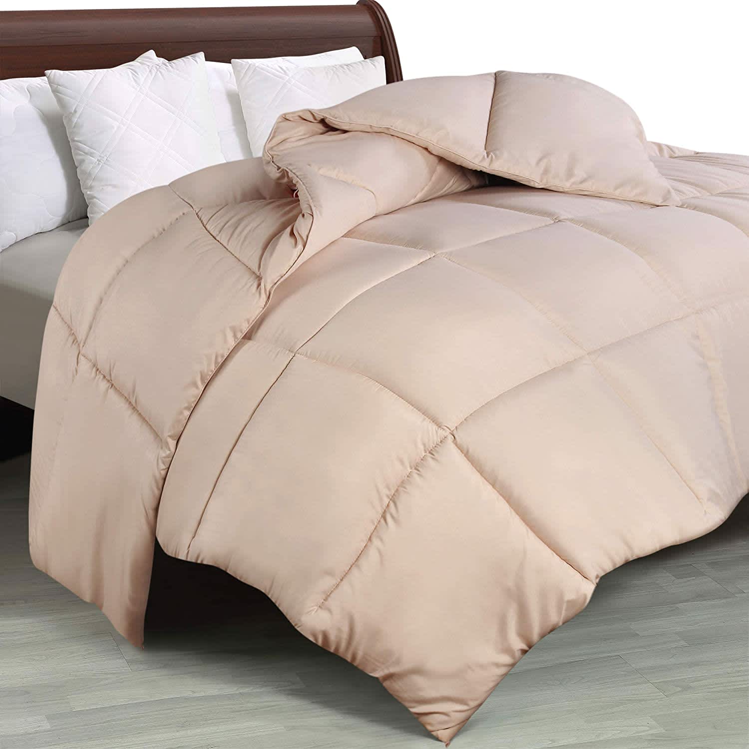 Utopia Bedding Ultra Plush Hypoallergenic, Siliconized fiberfill