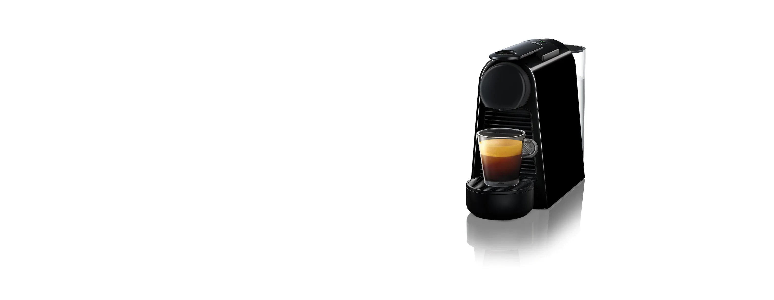 Nespresso Essenza Mini Black by Breville with Aeroccino3 Piano