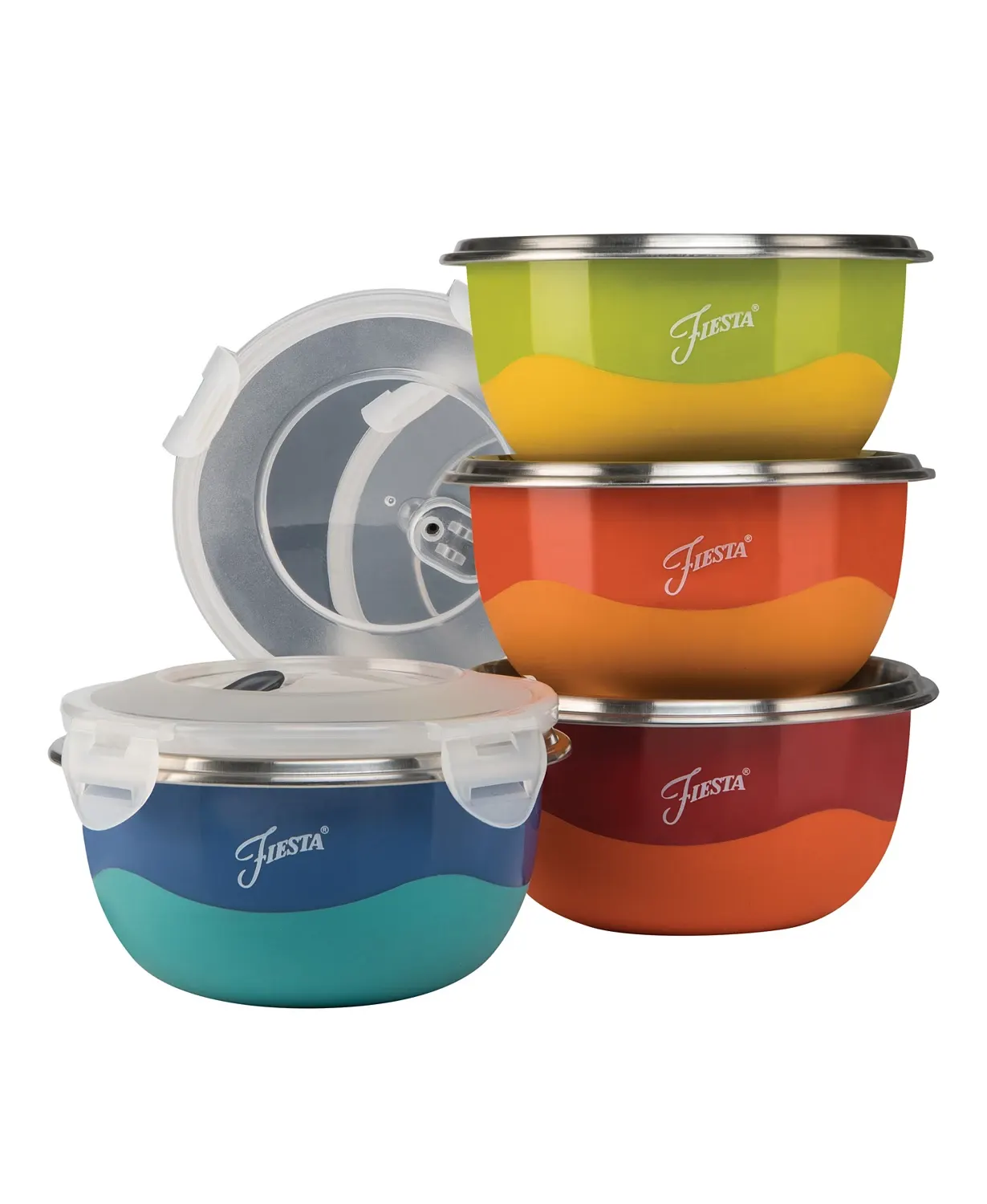 Martha Stewart Collection 8-Pc. Bowl & Lid Set, Created for Macy's - Macy's