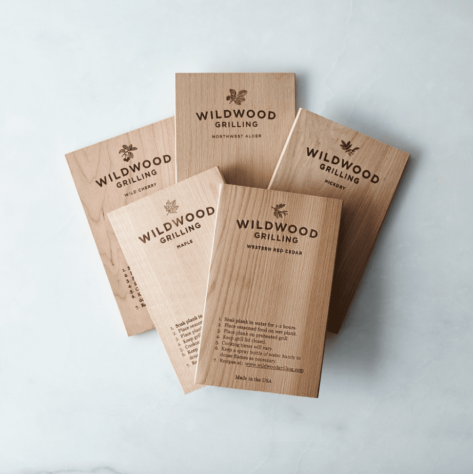 Wildwood Grilling 5-Pack Sampler Grilling Planks