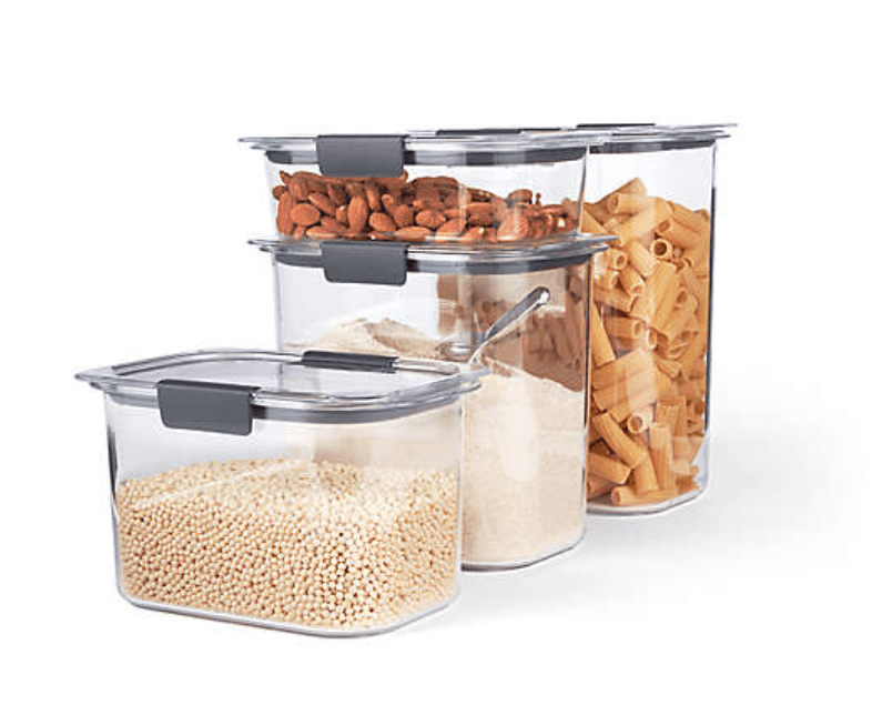 6-Piece Rubbermaid Brilliance Glass Food Storage Containers (2x 3.2-Cup + 8- Cup)