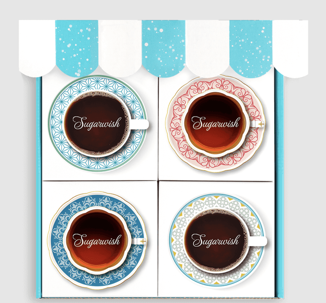 Sugarwish Our Coffee & Tea gift sizes