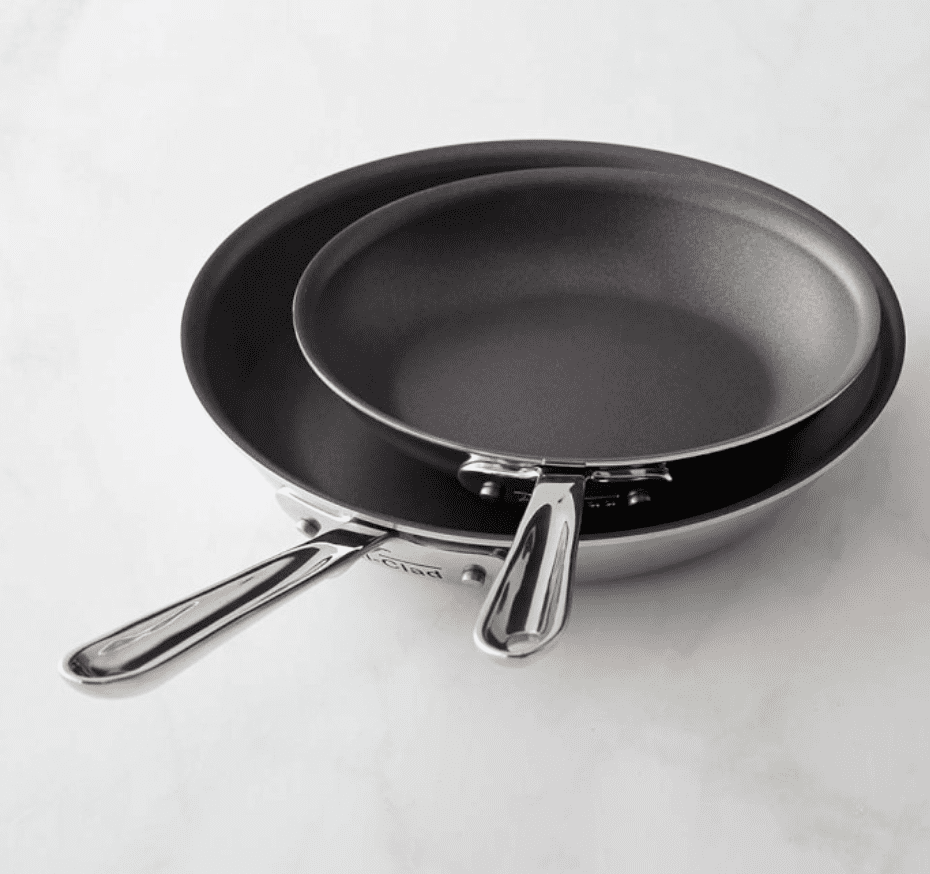 Williams Sonoma All-Clad d5 Stainless-Steel Nonstick 3-Piece Fry