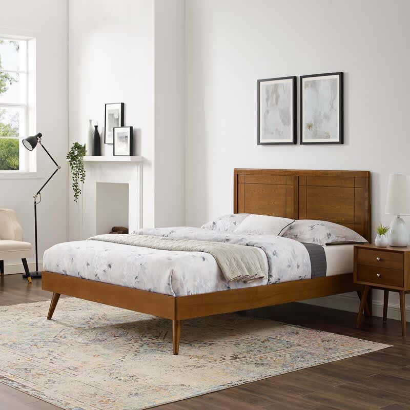 inexpensive queen platform bed