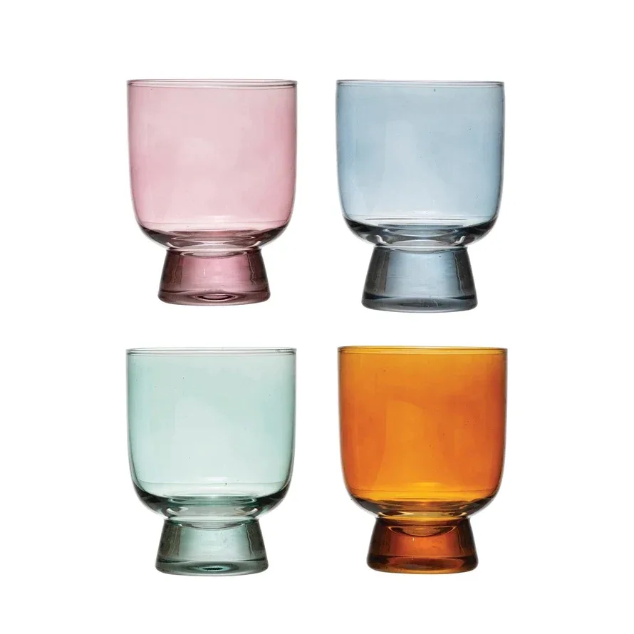 IVV Retro Italian Goblets, Set of 2, 6 Colors, Mouth-Blown Glass on Food52