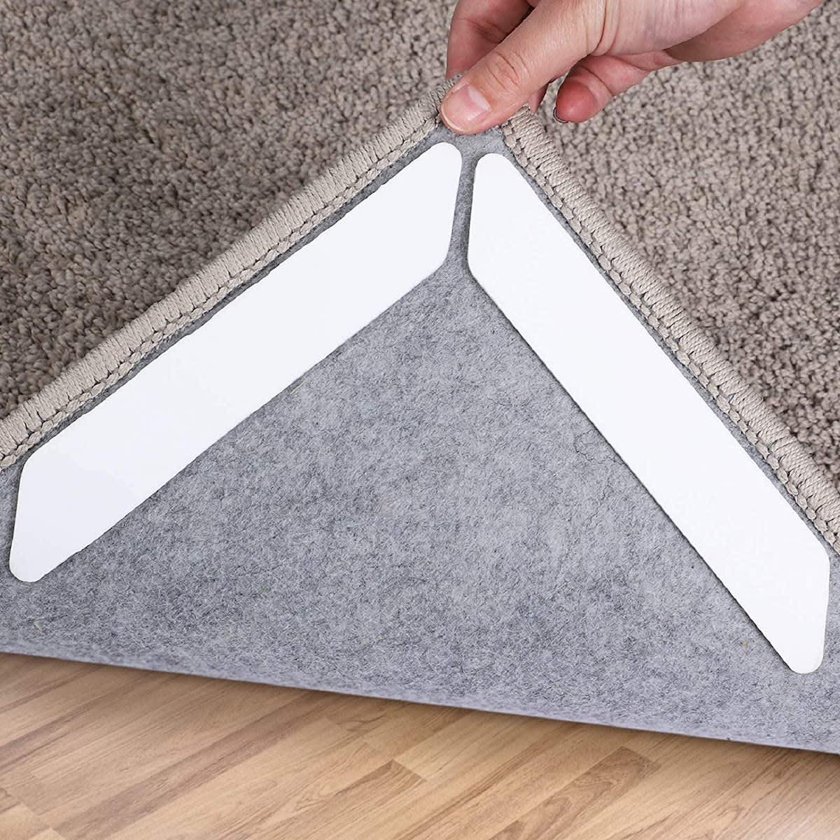 Non-Slip Rug Pad Gripper Cushioned Support Carpet Rug Mats Rug Pads For  Indoor Hardwood Floors Under Rugs Reusable Rug Grippers - AliExpress