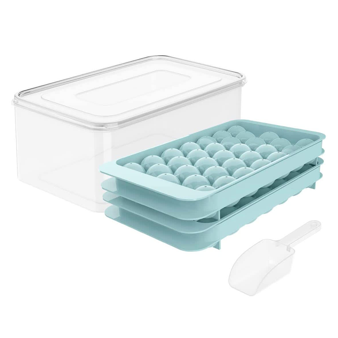 26.99$Mini Ice Cube Trays for Freezer, 5 Pack Small Ice Cube Tray