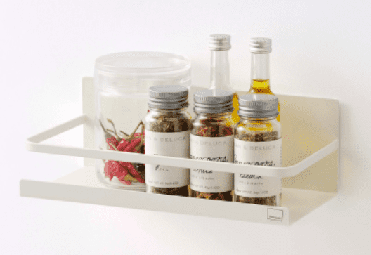 4 Pack Magnetic Spice Rack Organizer with 24 Glass Spice Jars-Moveable  Magnetic