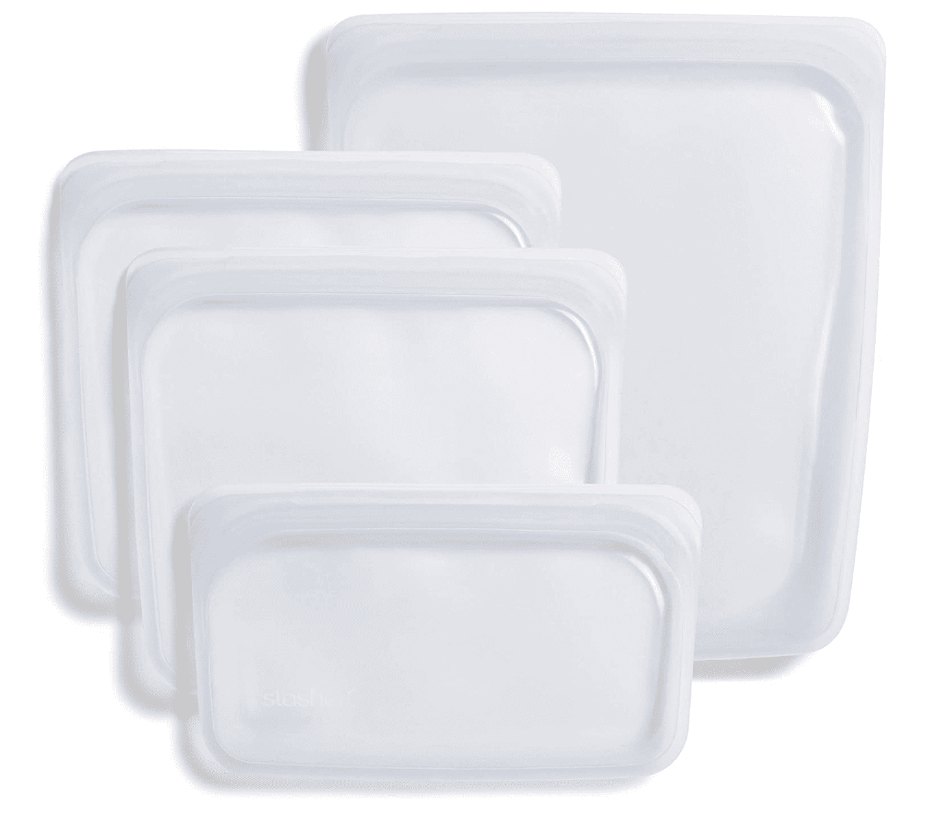 Silicone Reusable Food Storage Bag Starter Set, W&P