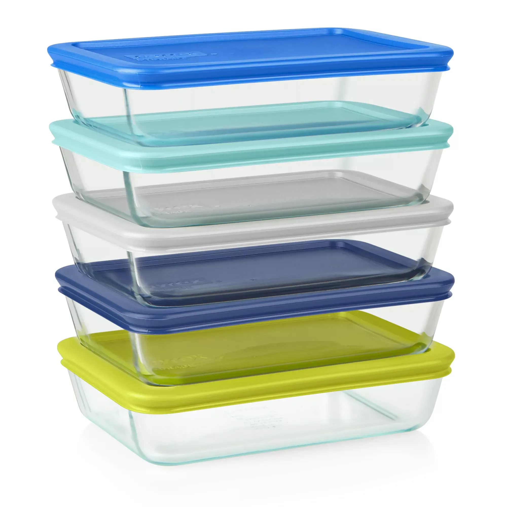  Container Sets, Pyrex Simply Store 18 Piece Meal Prep Storage  Containers Set, Large and Small, Round and Rectangle Glass Food Storage  Containers with Lids