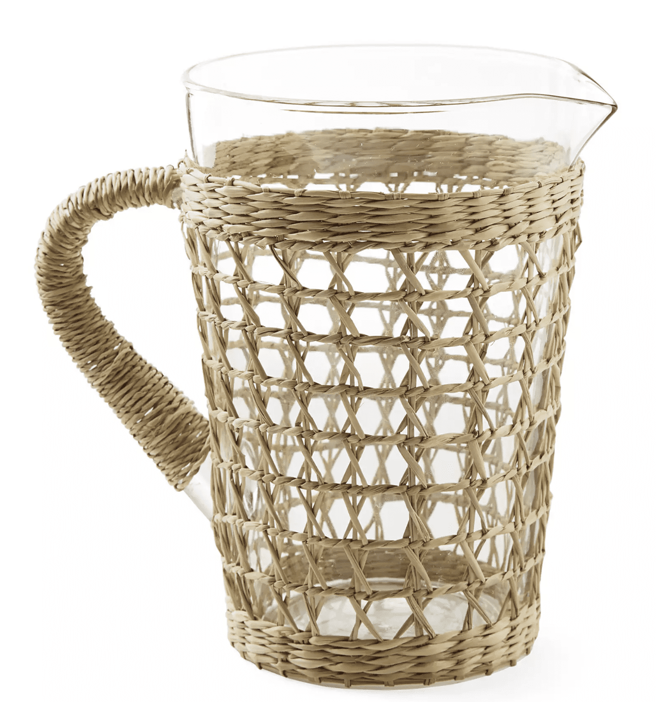 Seagrass Large Cage Carafe - The Paris Market