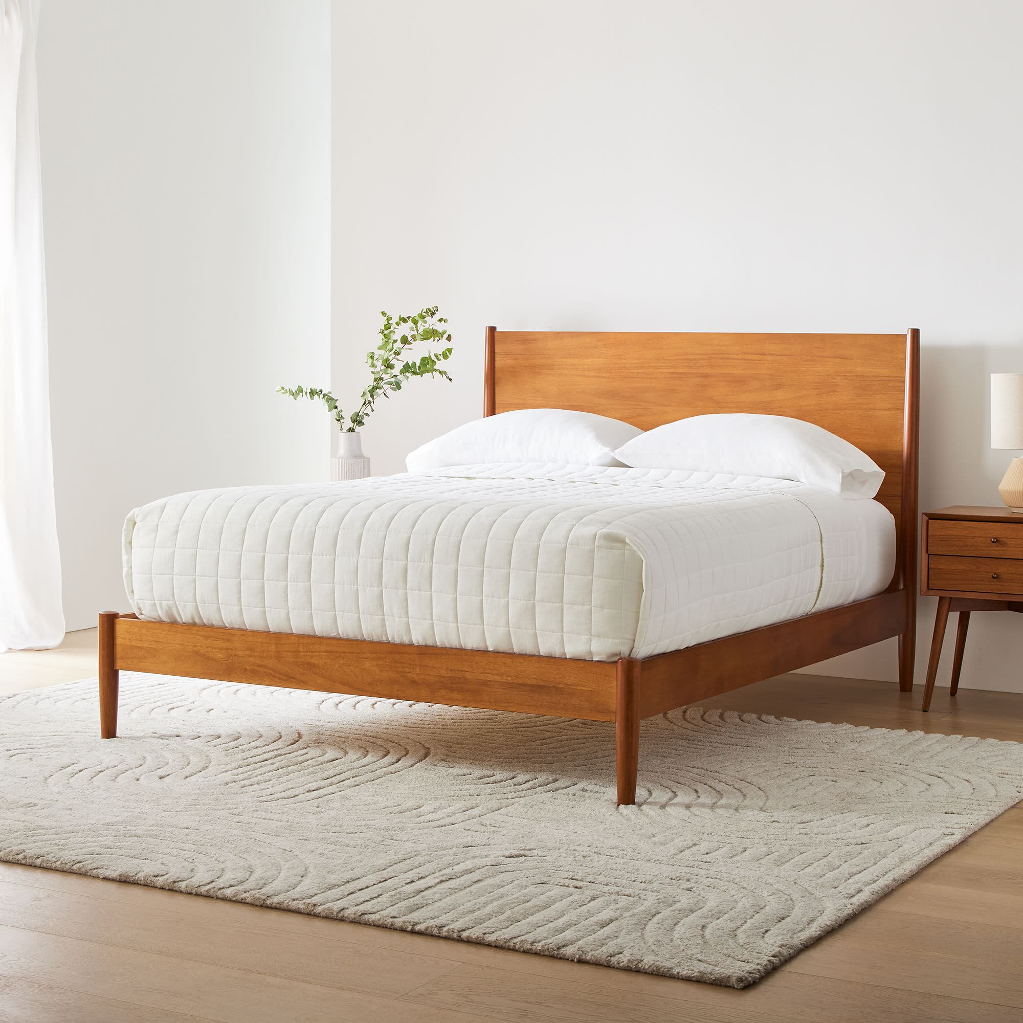 the best west elm beds you can buy in 2023 for a chic mid-century