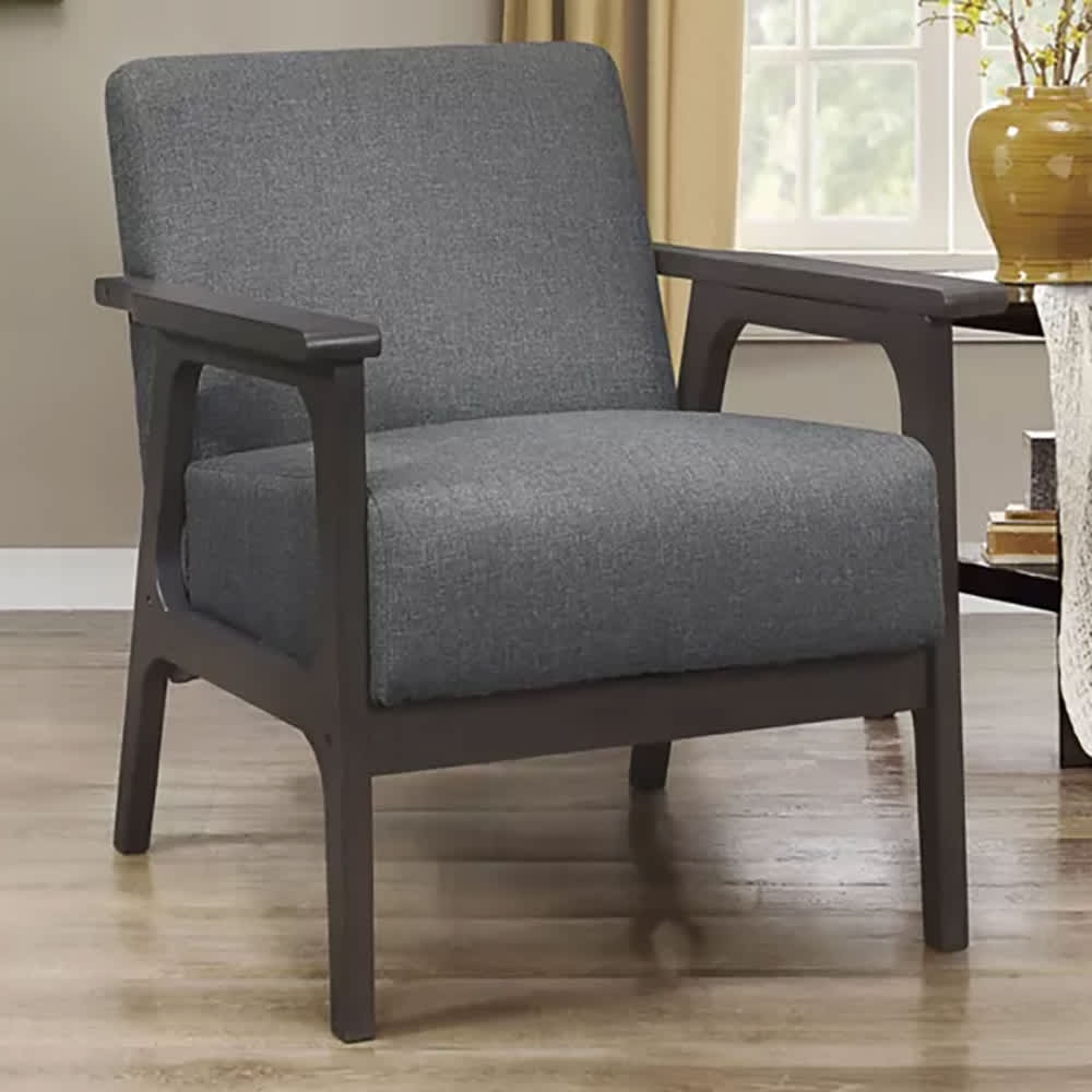 Cute Silver Leather Accent Chair
