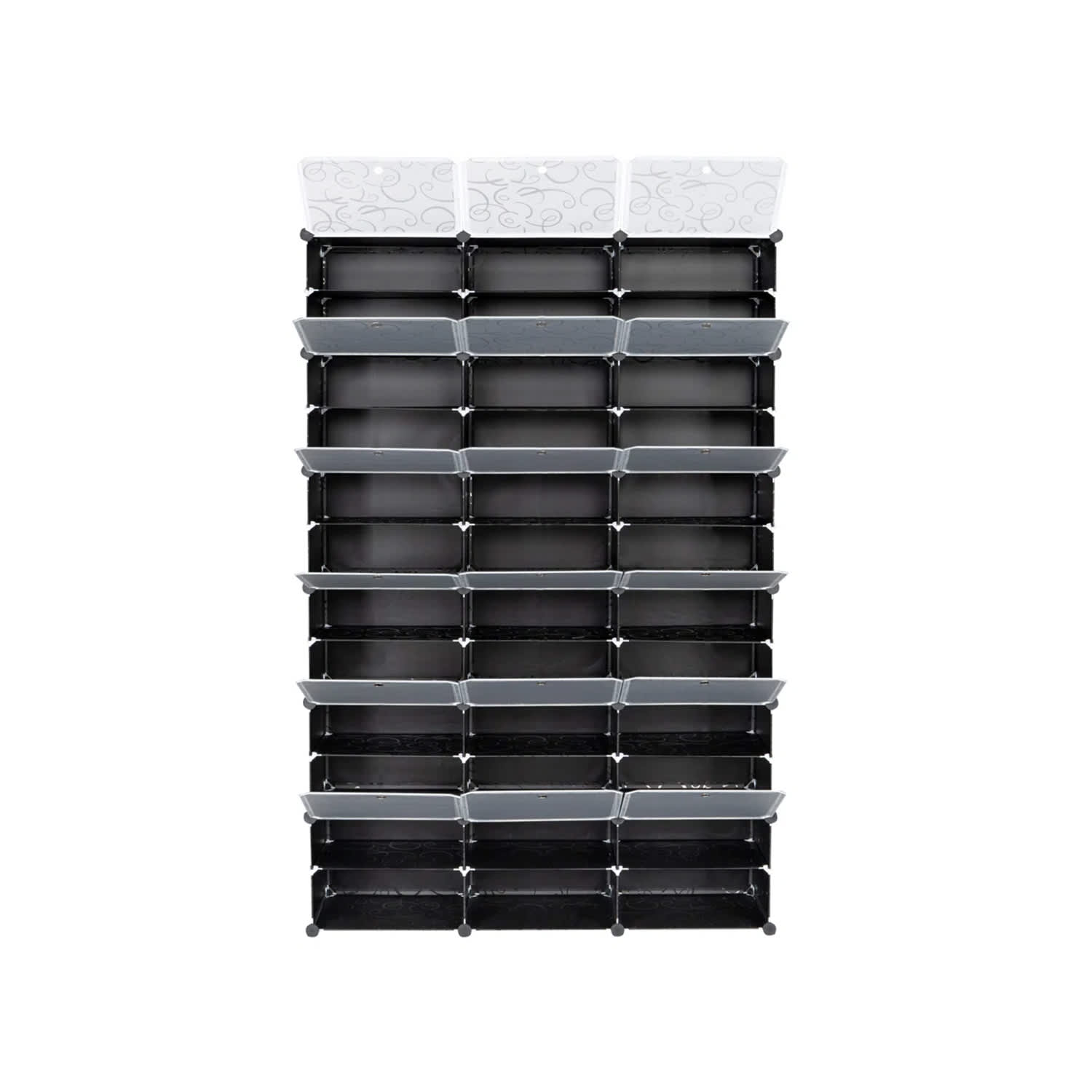 72 Pairs Shoe Rack Organizer Stackable Shoe Storage Cabinet Space