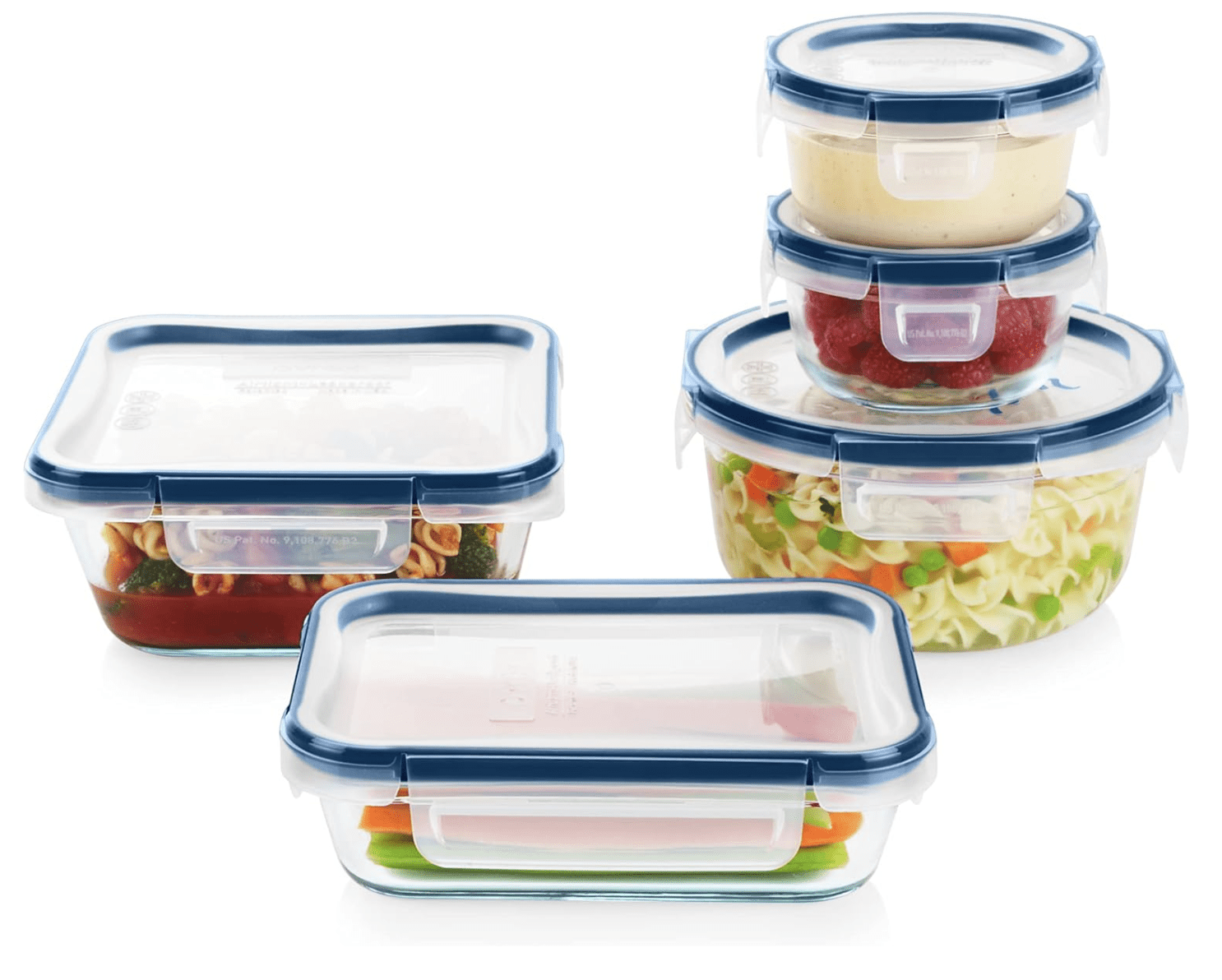 Spin and Store Food Storage (8 oz, 16 oz and 24 oz, 24 Lids), 1 - Fry's  Food Stores