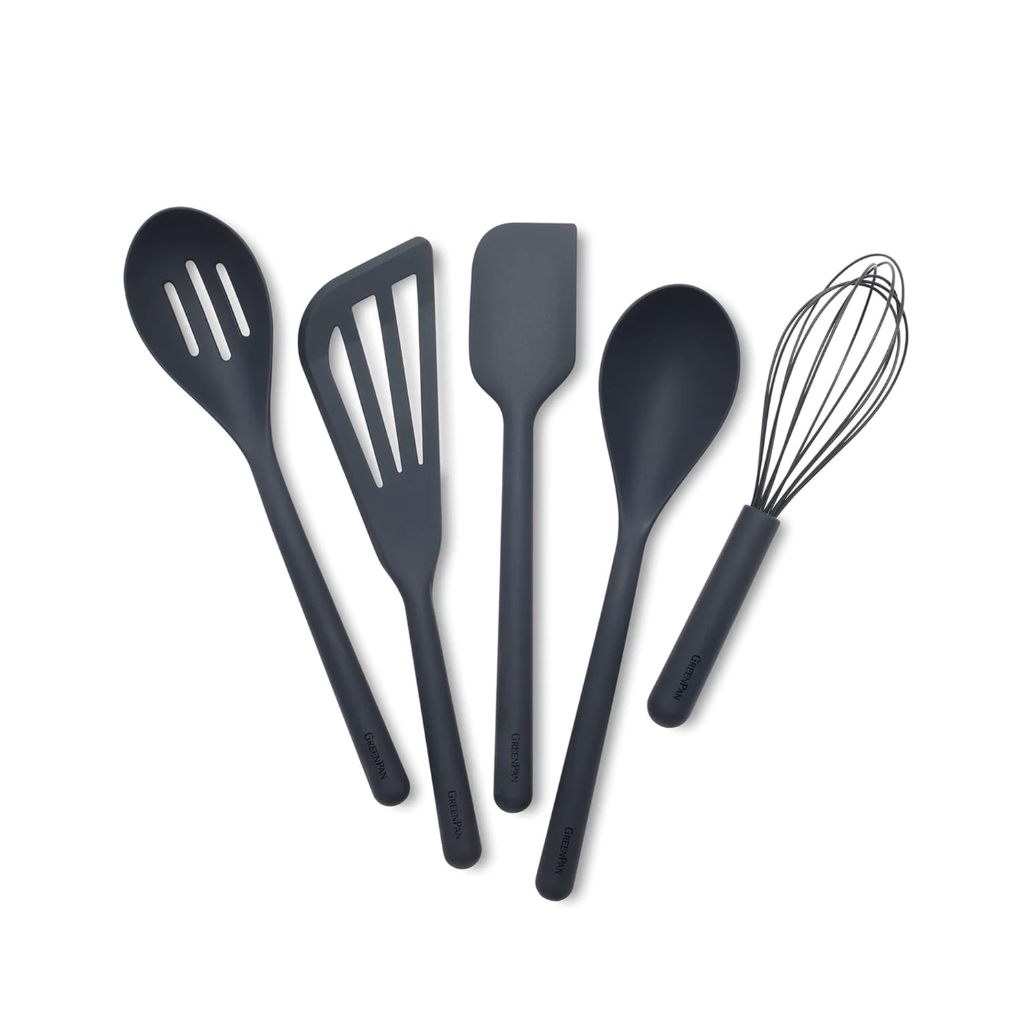 COOK WITH COLOR Silicone Cooking Utensils, 5 Pc Kitchen Utensil Set, Easy  to Clean Silicone Kitchen Utensils, Cooking Utensils for Nonstick Cookware,  Kitchen Gadgets Set (Black with Stainless Steel) - Yahoo Shopping