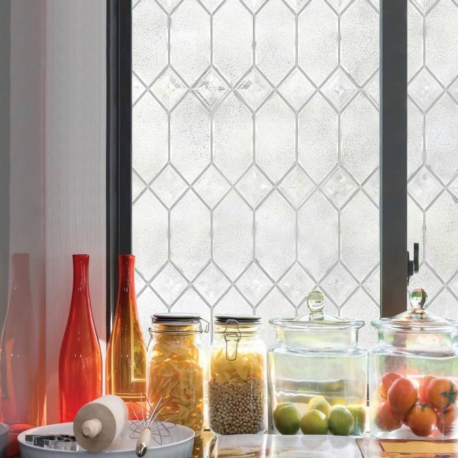 Genius! DIY Faux Stained Glass  Faux stained glass, Stained glass paint,  Diy stained glass window