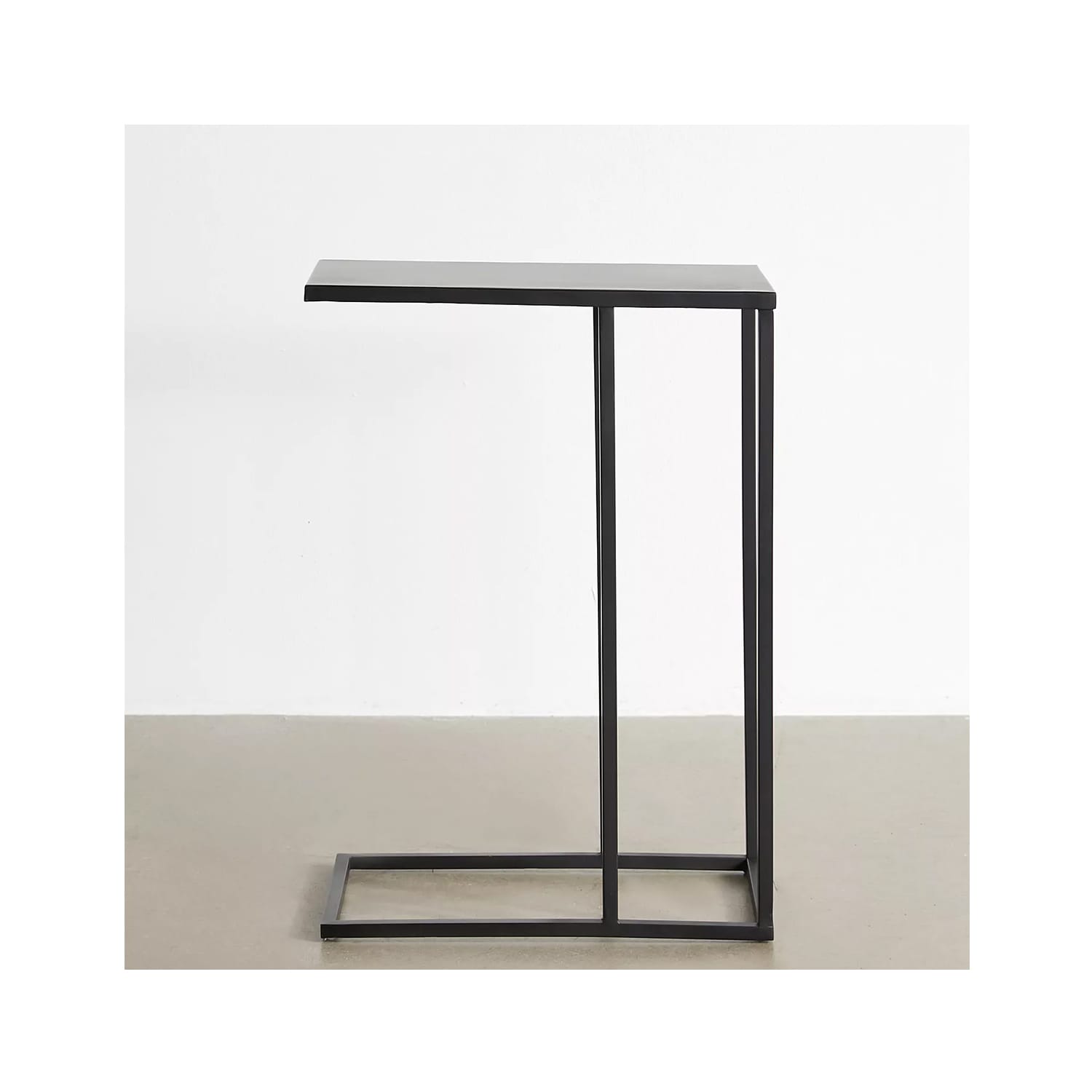 Industrial C-shaped Side Table for Sale, Home Furniture