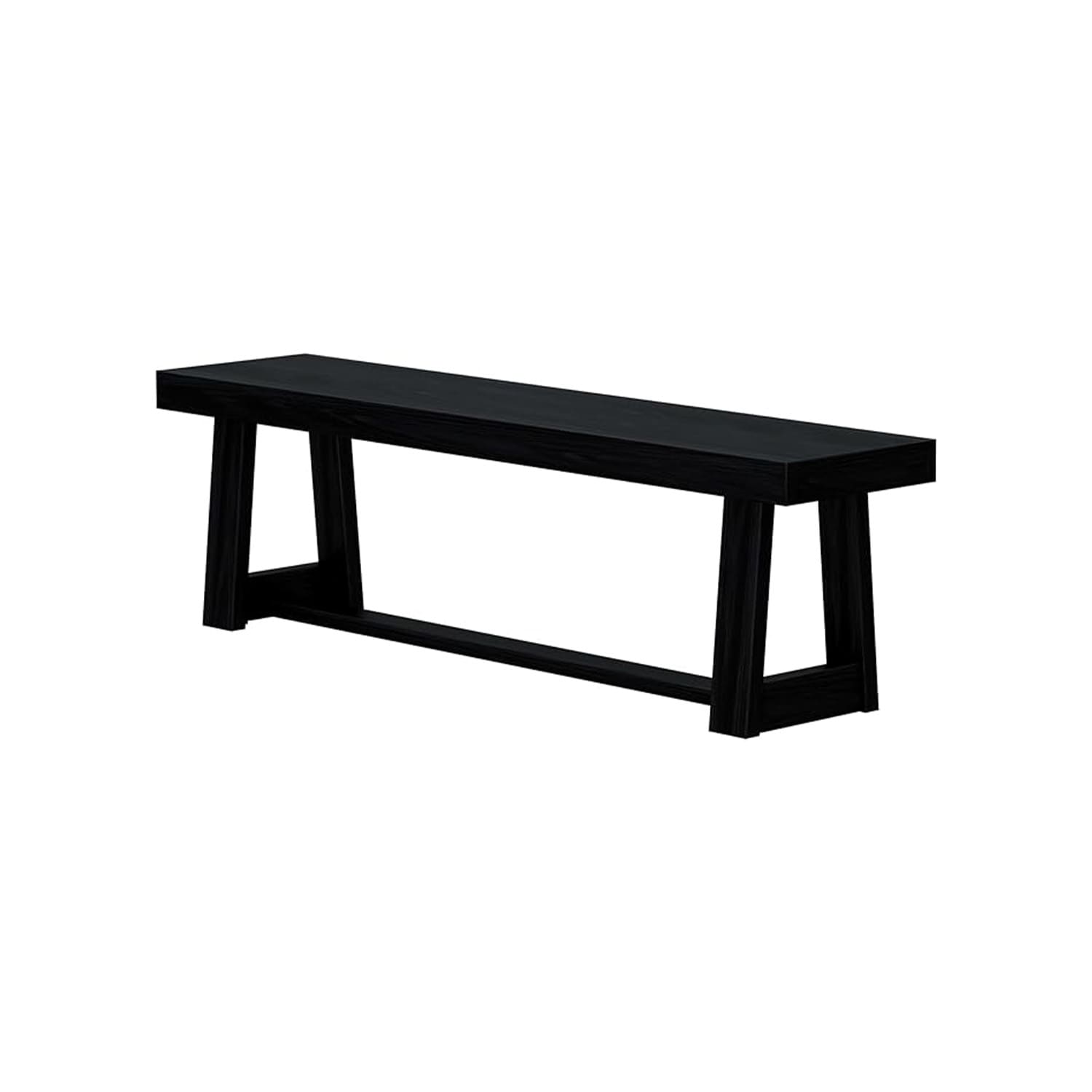 Black dining deals bench 60 inches