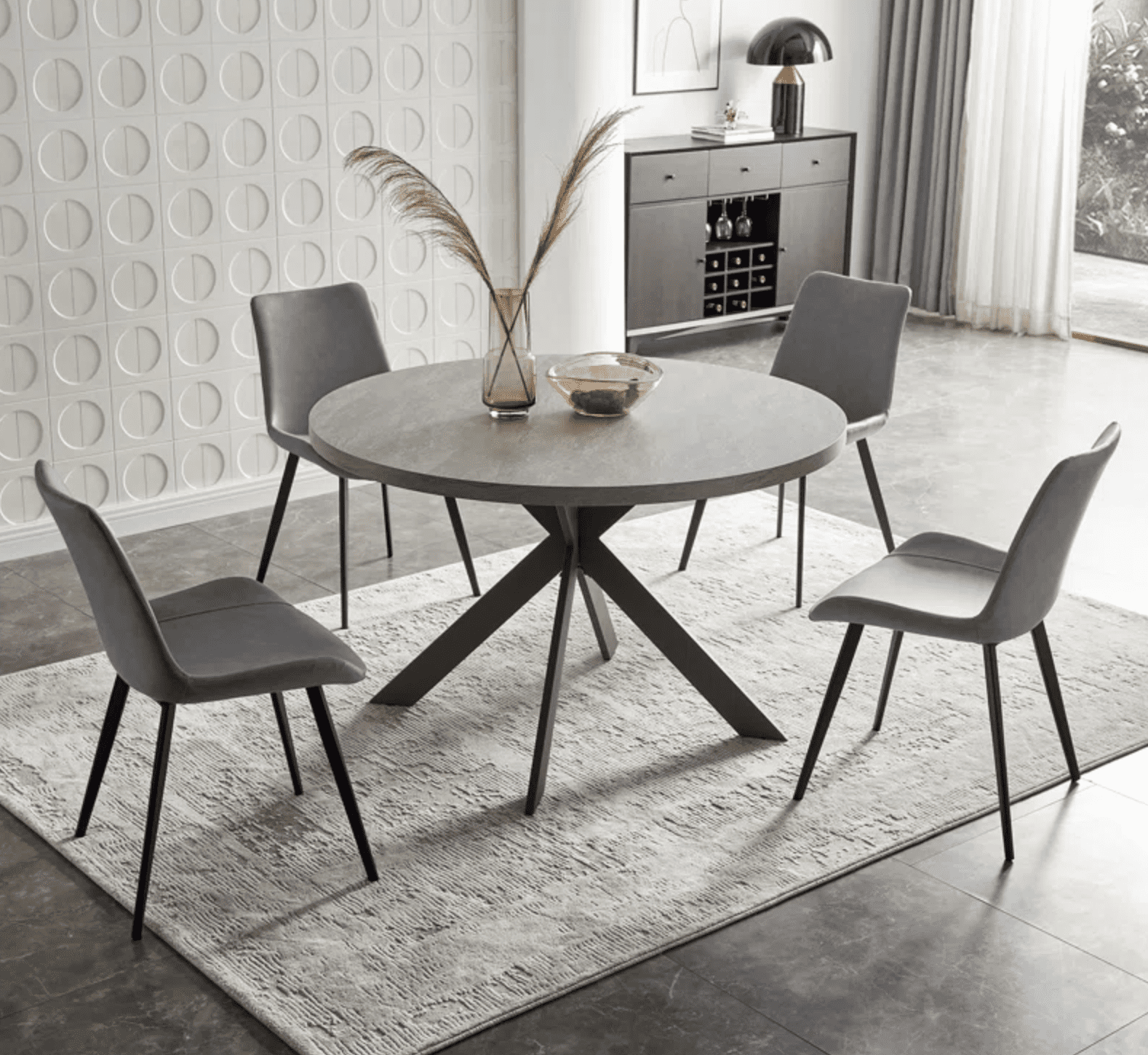 Wayfair round dining table best sale and chairs