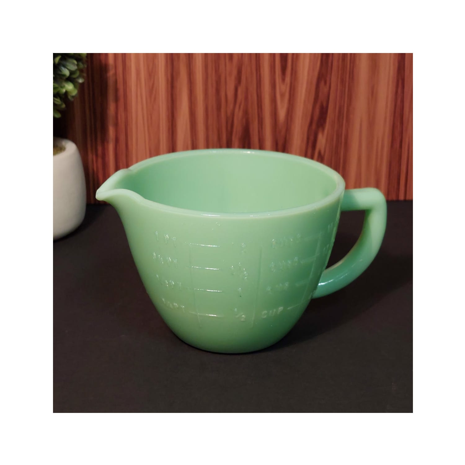 Jadeite fire king measuring cup big online