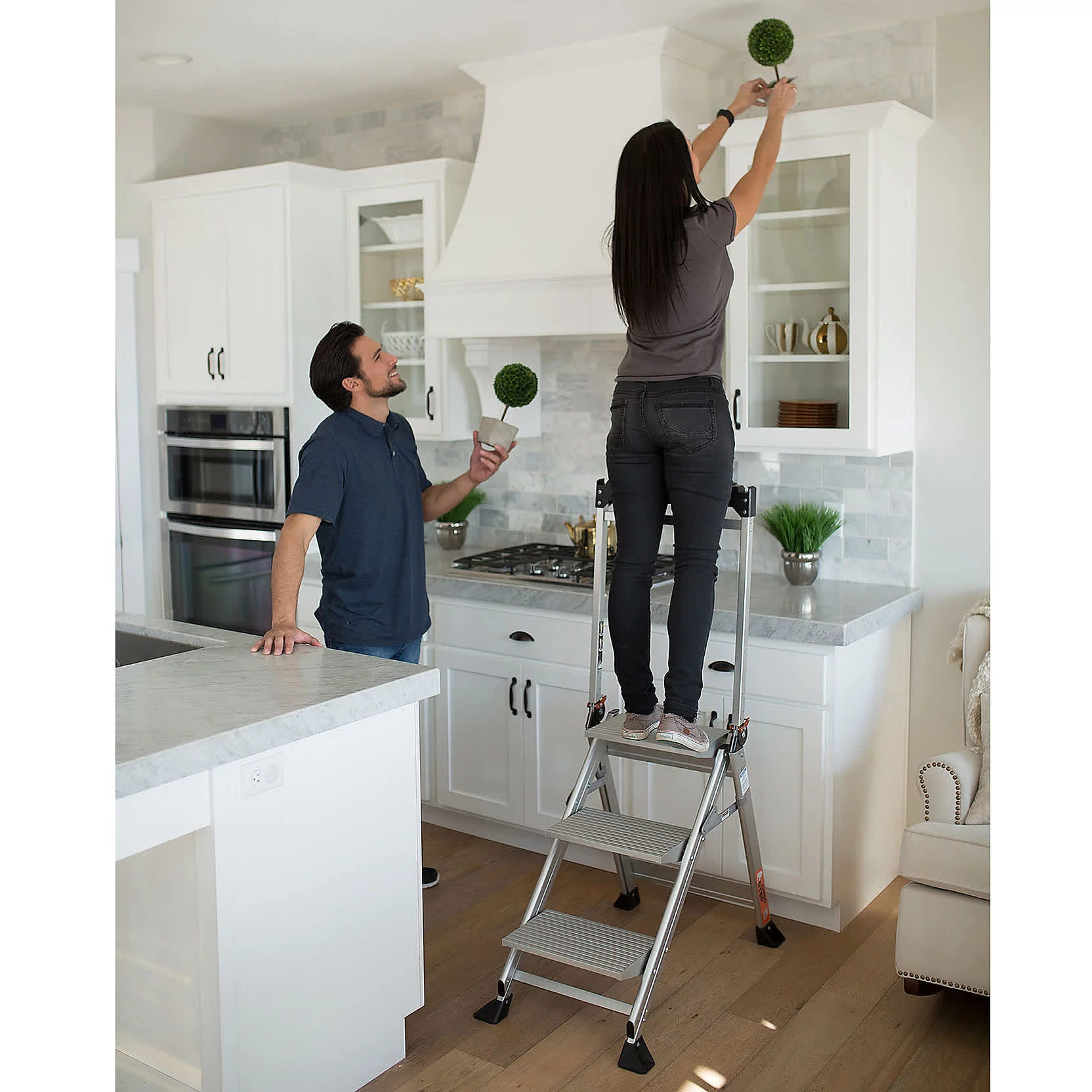 Standing stool for kitchen sale