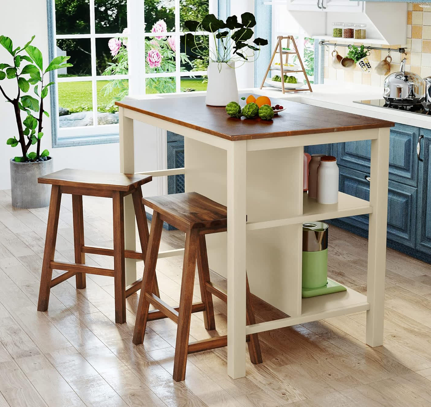 UPC 029986501615 - Novogratz Tallen 48" Kitchen Island Table With Drop