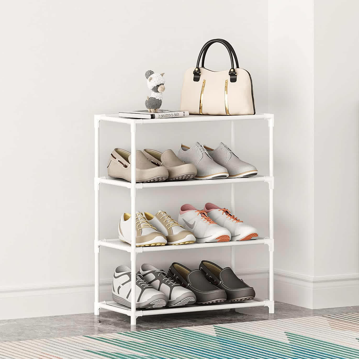 Room essentials stackable shoe rack sale