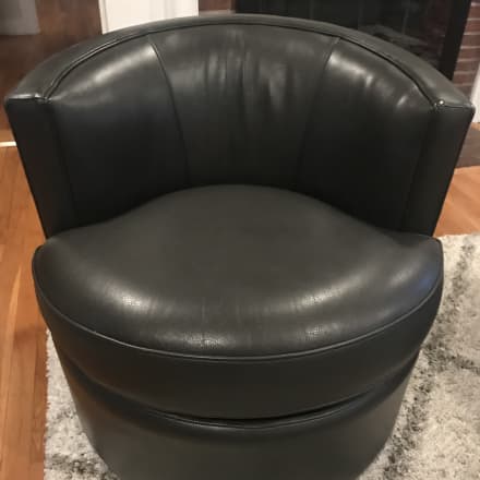 Ford Leather Swivel Accent Chair Apartment Therapy S Bazaar Shop online for chairs and benches in modern upholstery such as velvet, leather and rattan. ford leather swivel accent chair