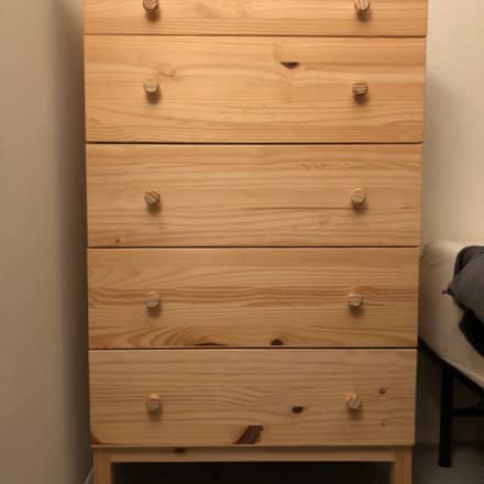 Malm 6 Drawer Chest Dresser Apartment Therapy S Bazaar