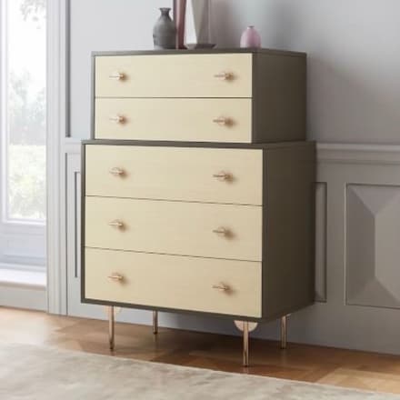 West Elm Hudson 6 Drawer Wood Dresser In Acorn Apartment