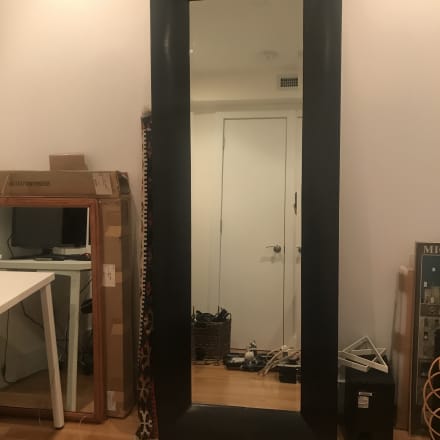West Elm Parsons Floor Mirror Bone Inlay Apartment Therapy S