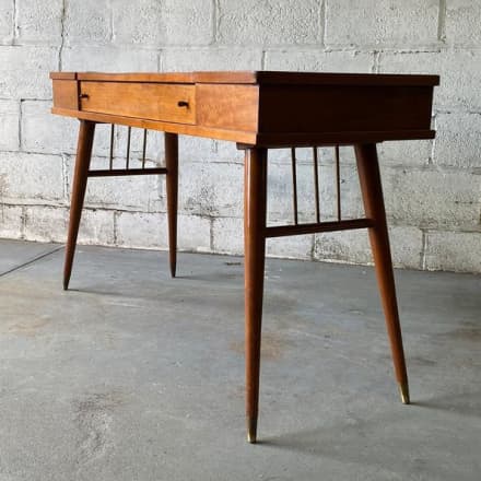 Danish Modern Teak Roll Top Desk Apartment Therapy S Bazaar