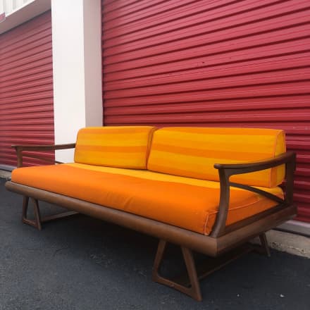Strictly Spanish Sofa With Slate Side Tables Apartment Therapy S